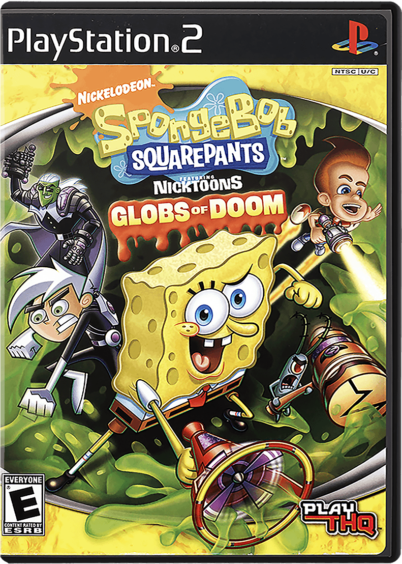 SpongeBob SquarePants featuring Nicktoons Globs of Doom box art for Playstation 2